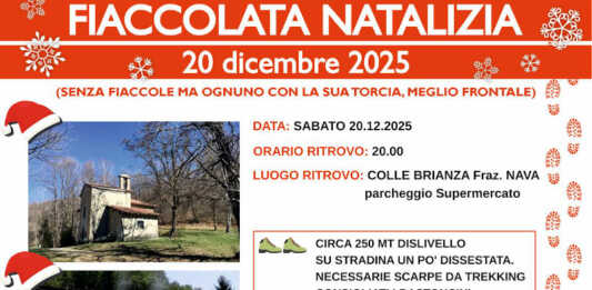 Colle Brianza: tutto pronto per la fiaccolata natalizia del 20 dicembre