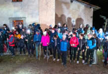 Colle, in tanti alla fiaccolata natalizia sul monte di Brianza