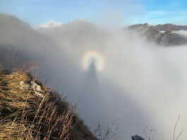 Un fantasma sul Moregallo? Fotografato lo spettro di Brocken… Spettro di Brocken al Moregallo
