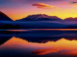 8 dicembre: l’alba sul lago di Pusiano in una foto di Fausto Ligas