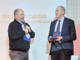 Il Coni premia Dario Righetti, presidente della Picco Lecco