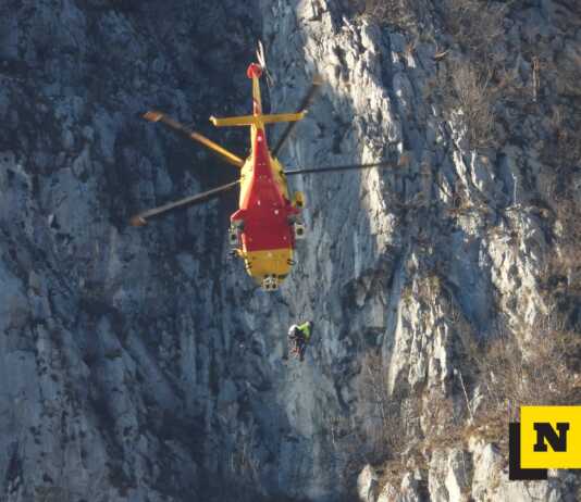 Incidente sulla via Cassin al Medale, recupero complesso in parete: in azione il CNSAS Medale incidente cassin soccorso alpino dicembre 2025 (3)