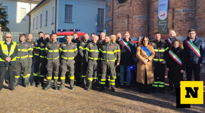 Vigili del Fuoco di Merate in festa per Santa Barbara tra messa e riconoscimenti