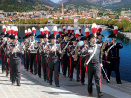 La Fanfara al Sociale per il 30esimo del Comando provinciale Carabinieri Lecco