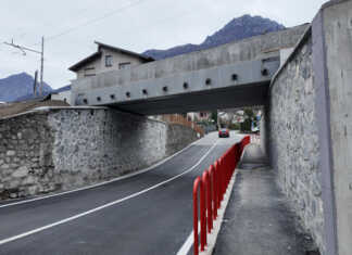 Abbadia. Conclusi i lavori al sottopasso: “Doppio senso e pedoni in sicurezza”