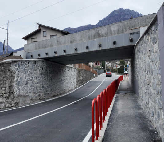 Abbadia. Conclusi i lavori al sottopasso: “Doppio senso e pedoni in sicurezza”