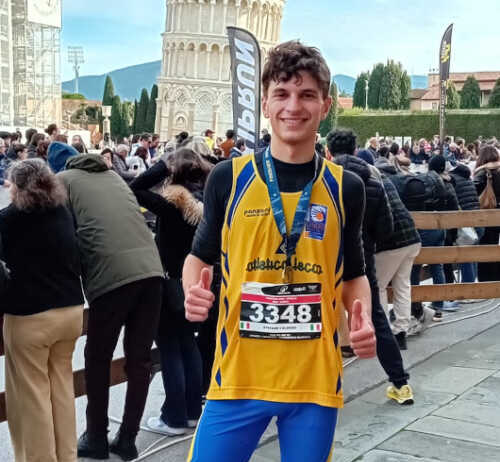 Mezza maratona di Pisa: tra le Promesse, Stefano Colombo 2° e Marta Crippa 3^ Stefano Colombo