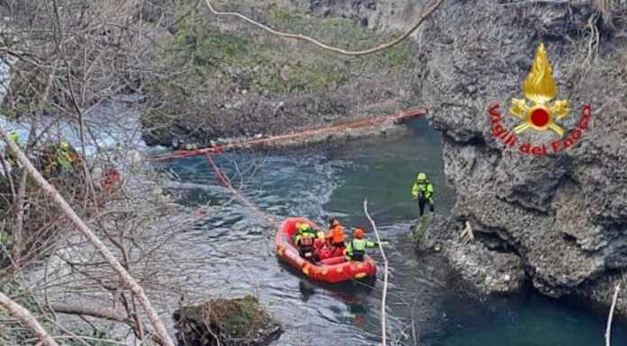 Paderno, recuperato il corpo di un uomo nel fiume Adda ricerche adda-vvf