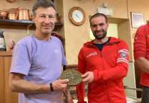 80 partecipanti alla cena di Natale dei maglioni rossi, il ‘Ragno d’oro’ a Luca Passina ragno d'oro-luca passina