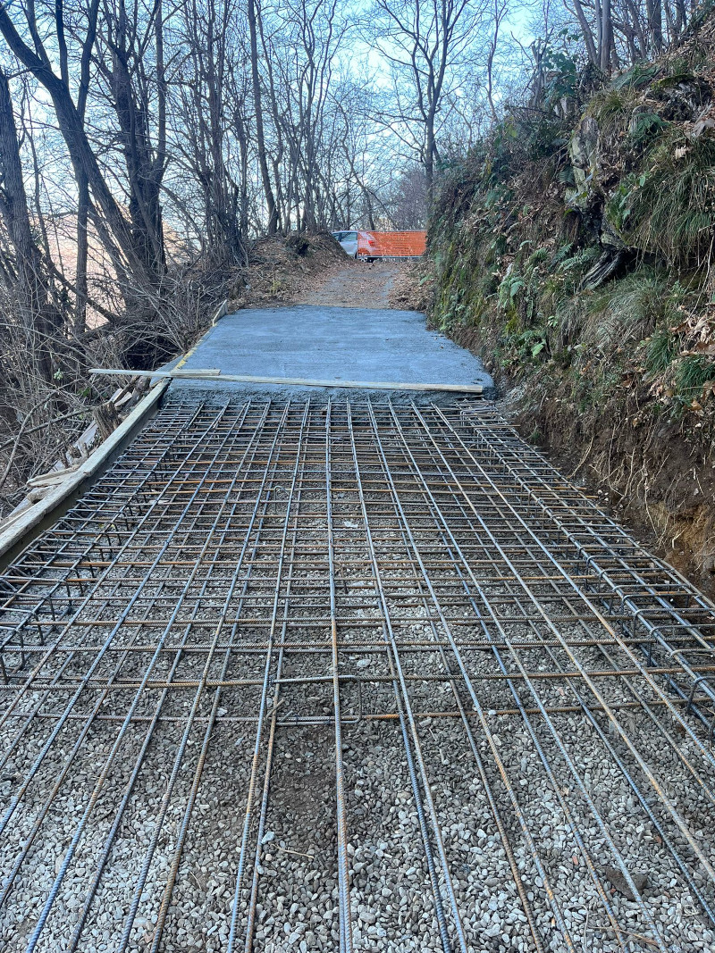 Colico strada Fontanedo Rusico messa in sicurezza