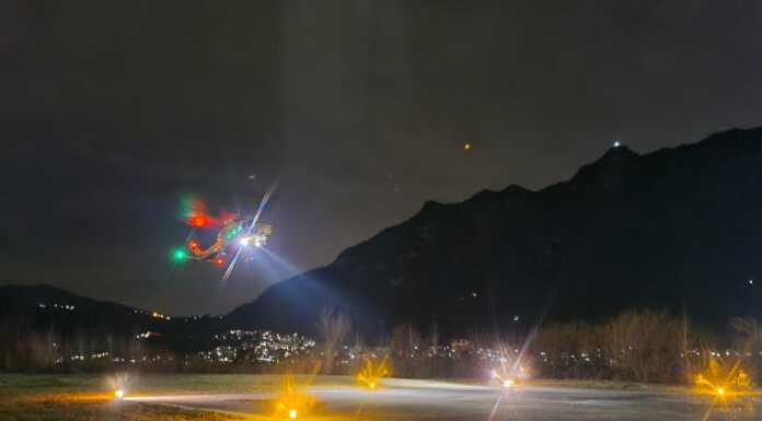 In difficoltà sul sentiero dei Tecett al San Martino, elisoccorsi elisoccorso como notte