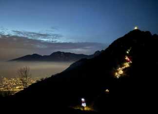 La fiaccolata del gruppo M.U.L.A. illumina il Monte Barro