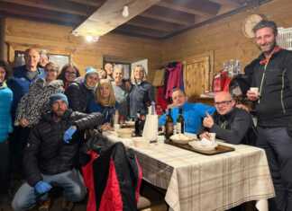 Cai Ballabio. In tanti per la tradizionale fiaccolata alla baita di Bongio
