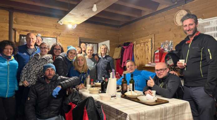 Cai Ballabio. In tanti per la tradizionale fiaccolata alla baita di Bongio