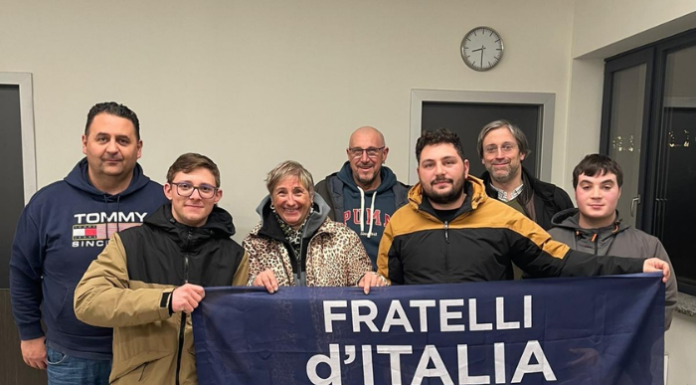 Fratelli d’Italia. Luca Liberi nominato coordinatore del Circolo Bellano-Varenna-Perledo-Esino Lario