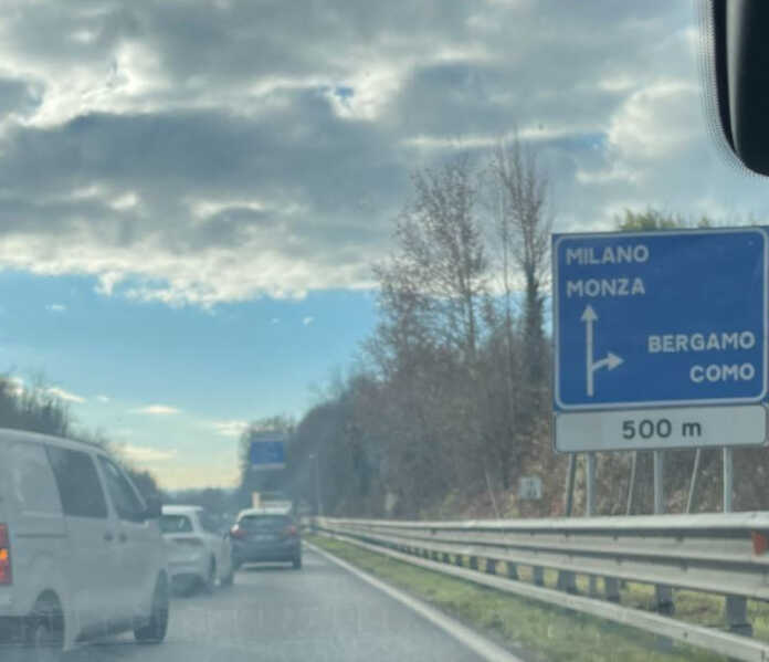 incidente-ss36-garbagnate-monastero-corsia-nord-rallentamenti Incidente SS36 Garbagnate Monastero rallentamenti