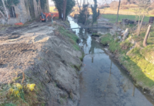 Oggiono. Torrente Gandaloglio: iniziati i lavori di rimozione detriti Gandaloglio, lavori