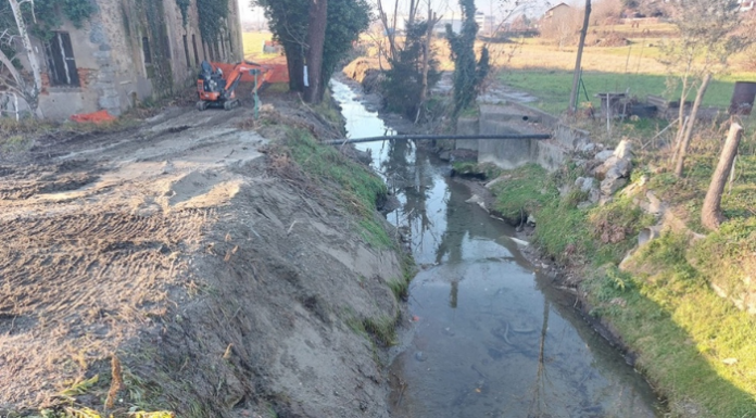 Oggiono. Torrente Gandaloglio: iniziati i lavori di rimozione detriti Gandaloglio, lavori
