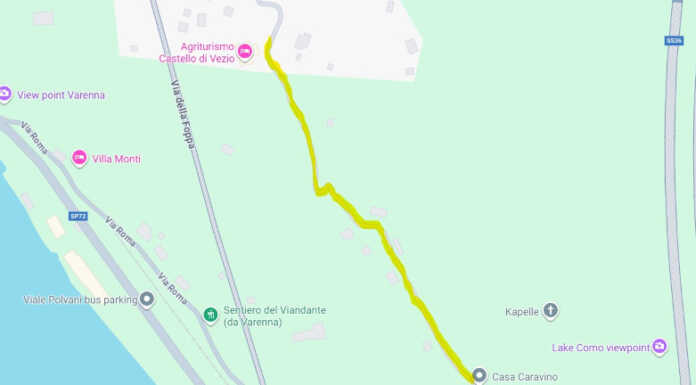 Perledo, svolta per la strada di Caravino: in corso il progetto per ampliarla Perledo Strada per Caravino