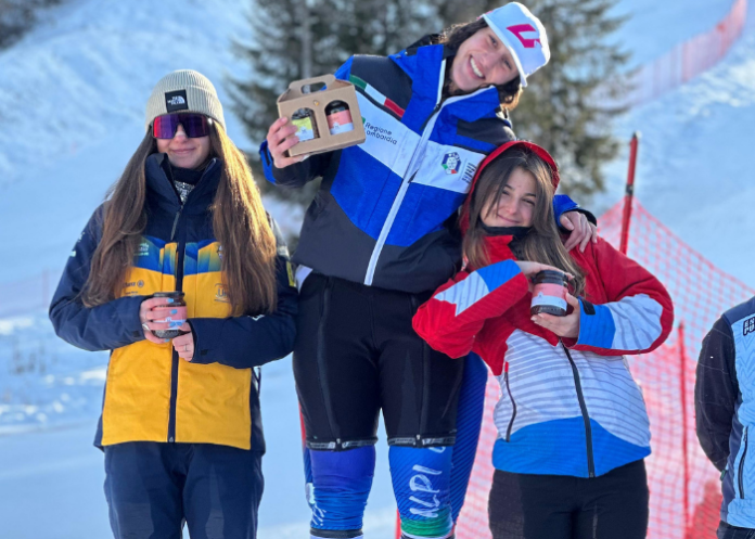 Giorgia Sala prima, Giulia Agazzi terza