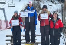 Sci Club Lecco protagonista all’Aprica: podi e grandi risultati nelle gare FIS di Slalom Gigante Giorgia Sala prima, Giulia Agazzi terza