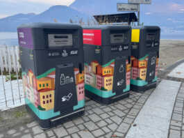 A Bellano installati i nuovi cestini compattatori “smart bin”
