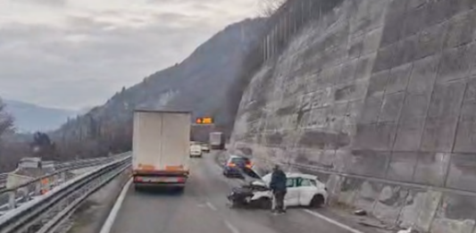 SS36, incidente in direzione nord tra Lierna e Varenna