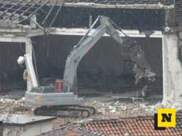 Ex Vellutificio Redaelli, al via la demolizione del grande capannone Demolizione ex vellutificio redaelli rancio gennaio 2026