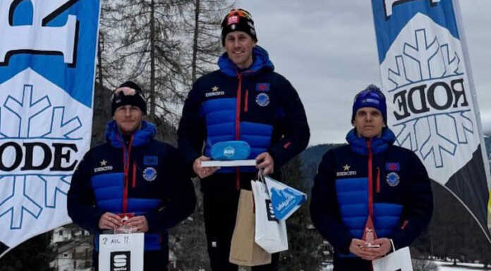 Coppa Italia sci nordico: ottimo 2° posto del lecchese Aksel Artusi nella sprint Aksel Artusi sul secondo gradino del podio