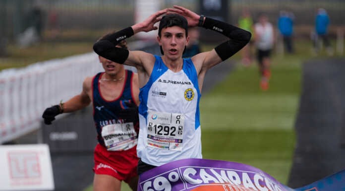 Il premanese Francesco Gianola straordinario: oro Junior al mitico Cross del Campaccio