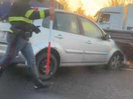 SS36. Auto esce di strada, code in direzione Milano all’altezza di Bosisio
