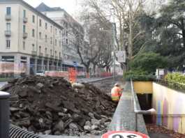Tolti altri parcheggi sul lungolago, Caterisano: “Un danno per il commercio e per i cittadini” Lavori Lungolago 16-01-26