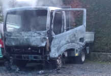 Merate: furgone a fuoco per un cortocircuito