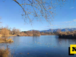 Merate, che spettacolo il lago di Sartirana ghiacciato