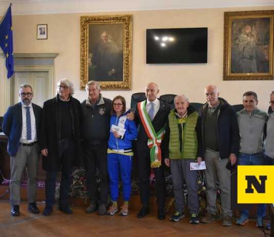 Fiamma Olimpica a Lecco: presentati i tedofori Guerrera, Aondio e Cariboni Presentazione tappa fiamma olimpica 26-01-26