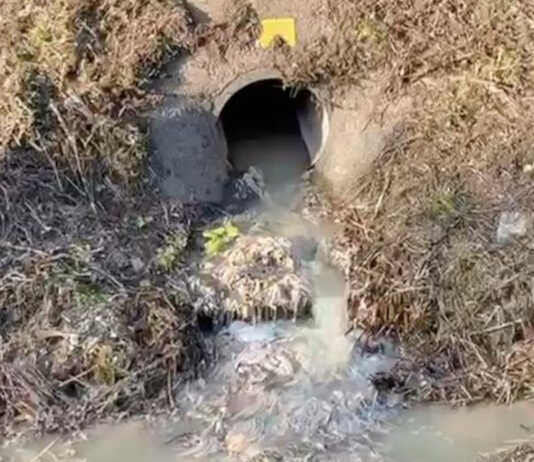 Sversamento sospetto nel torrente Bione: la segnalazione di un lettore Scarico torrente Bione