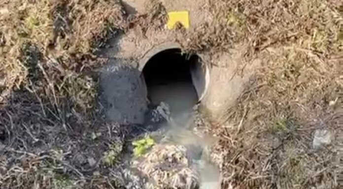 Sversamento sospetto nel torrente Bione: la segnalazione di un lettore Scarico torrente Bione