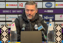 Serie C. Valente su Trento-Lecco: “Grande reazione di squadra”