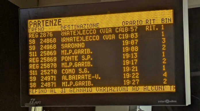 Treni, altri disagi per i pendolari: cancellato il diretto Rogoledo – Lecco