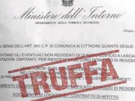 Falso volantino con il logo del Ministero dell’Interno, la Polizia: “È una truffa”