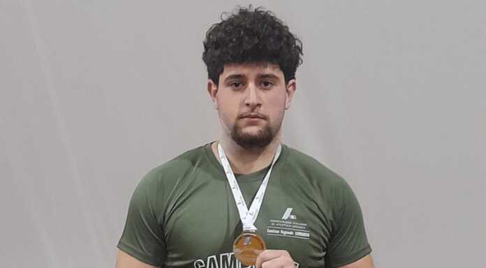 Indoor. Riccardo Asperges vince il titolo regionale nel getto del peso Juniores