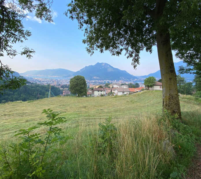 Uno scorcio della località Cavagna sopra Lecco