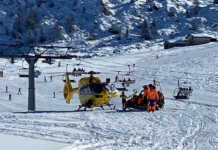 Colto da Malore in pista, 75enne elisoccorso a Bobbio elisoccorso di Bergamo