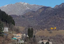 Morterone, resta impigliato in un mezzo agricolo: 67enne elisoccorso L'elisoccorso giunto a Morterone