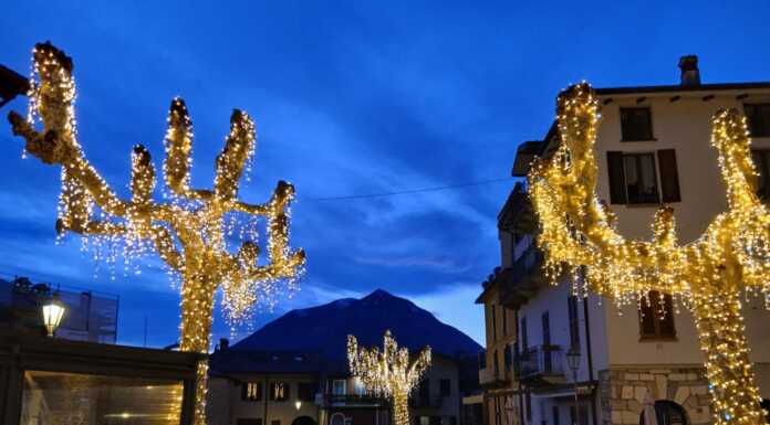 Luminarie di Varenna accese fino a febbraio per le Olimpiadi