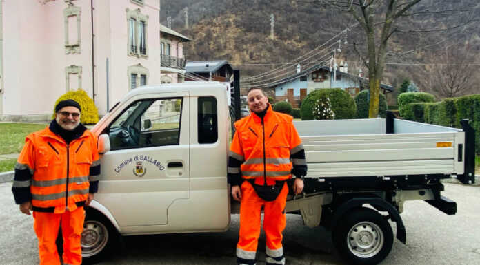 Comune di Ballabio, un nuovo automezzo per il settore manutenzione
