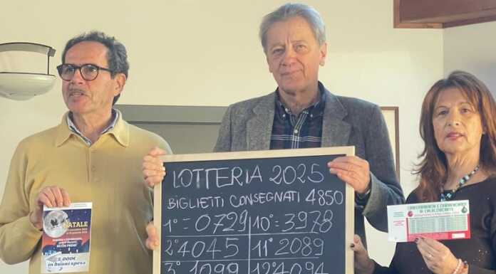 Lotteria dei commercianti a Calolzio: estratti i biglietti vincenti
