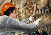 Villa Monastero: proseguono i lavori di restauro delle sale Rossa e Nera