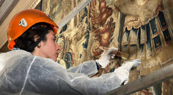 Villa Monastero: proseguono i lavori di restauro delle sale Rossa e Nera