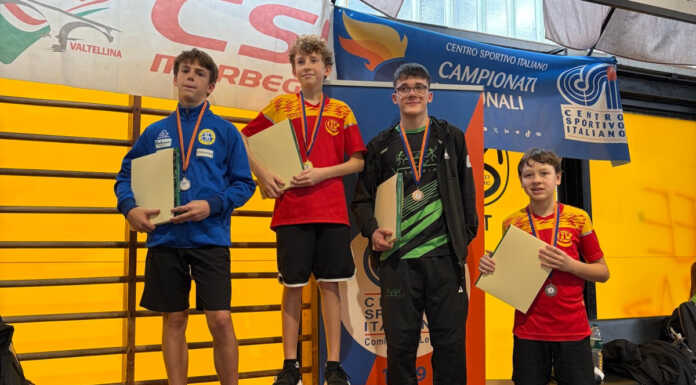 Al Palazzetto Enea Mattei in 120 per il campionato CSI di tennis tavolo tennis tavolo as premana fazzini